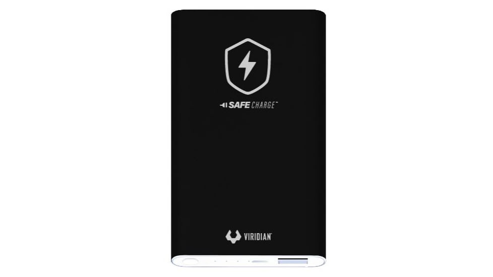 Viridian Weapon Technologies SafeCharge Power Bank, 5000mah, Black, 982-0025