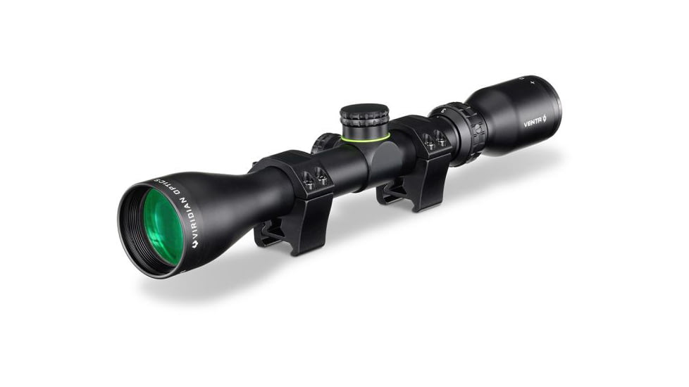 Viridian Weapon Technologies Viridian Venta 3-9x40 Scope W/ Rings Anodized Black