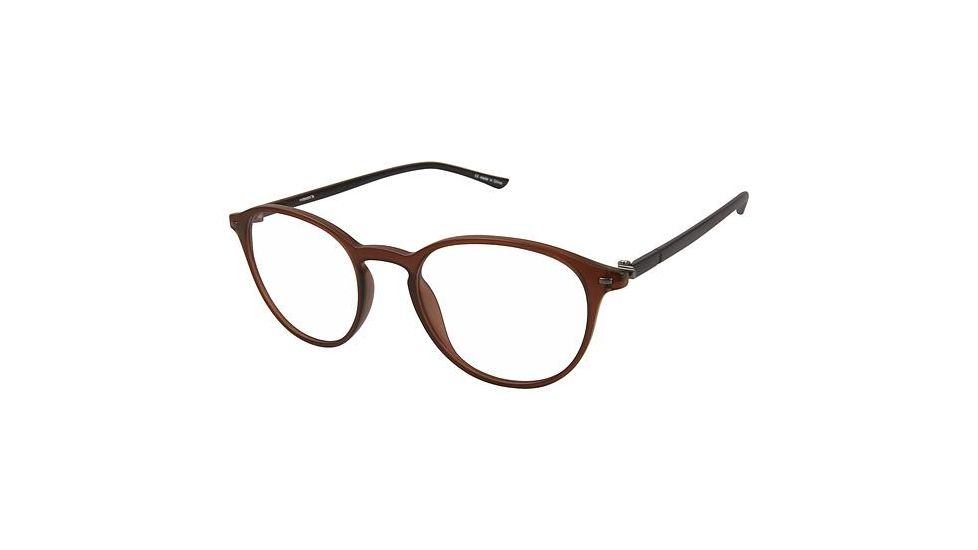 Visions 237 Eyeglass Frames - Frame Brown / Black, Size 50/19mm VIVISION23702