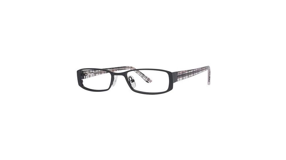 Visions 171 Eyeglass Frames - Frame Black/Plaid, Size 48/17mm VIVISION17103