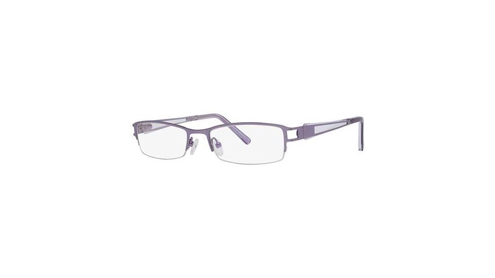 Visions 174 Single Vision Prescription Eyeglasses - Frame Lilac, Size 52/18mm VIVISION17401