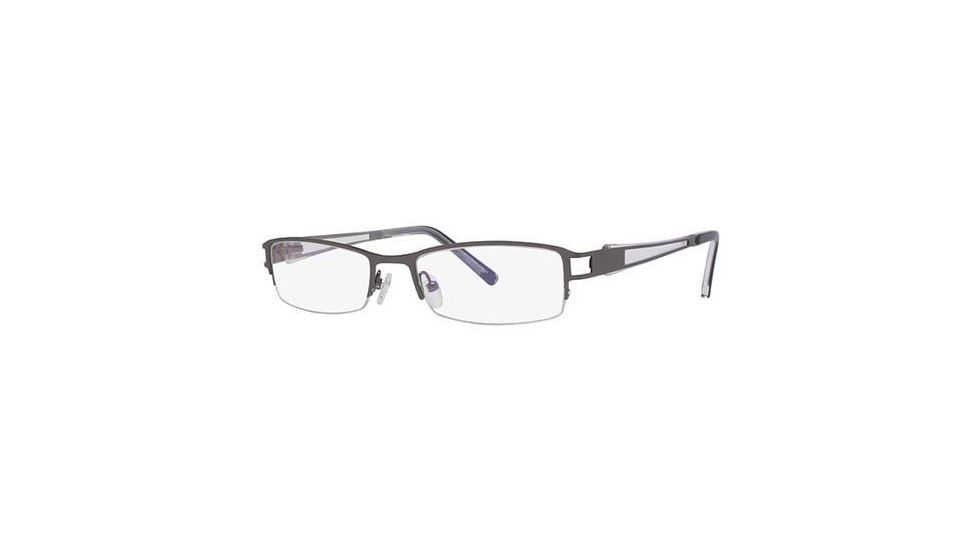 Visions 174 Single Vision Prescription Eyeglasses - Frame Silver, Size 52/18mm VIVISION17403