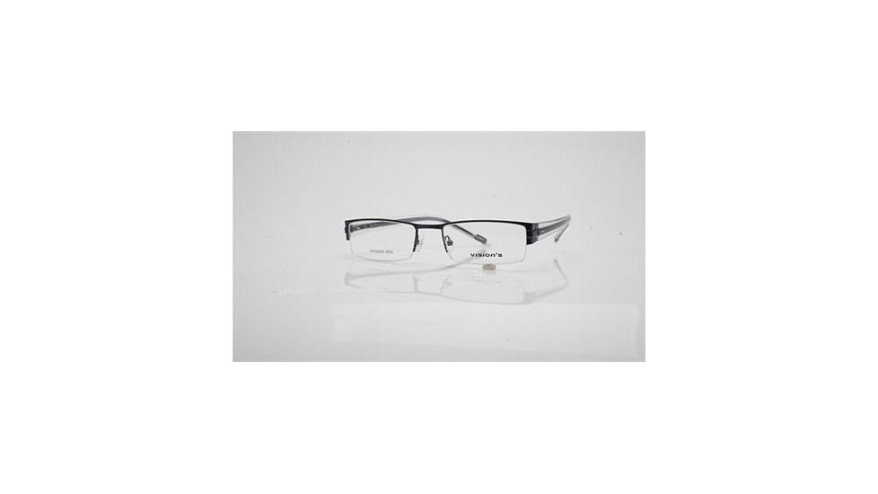 Visions 180 Eyeglass Frames - Frame Blue/Grey, Size 53/19mm VIVISION18003