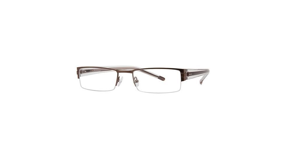 Visions 180 Eyeglass Frames - Frame Brown/Brown, Size 53/19mm VIVISION18002