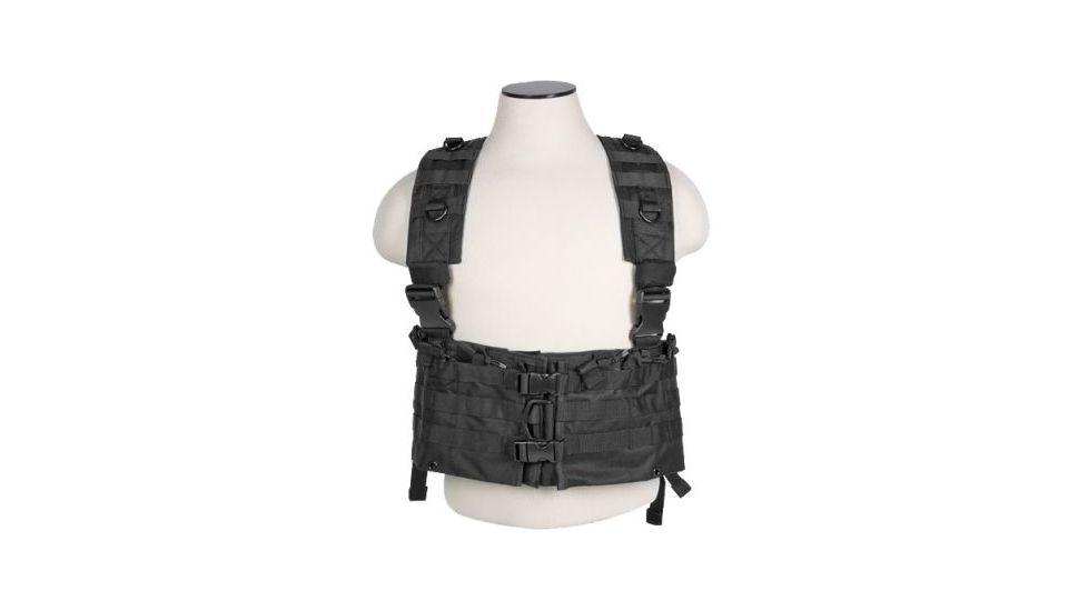 VISM AR Chest Rig w/Quick Detach Buckles - Black CVARCR2922B