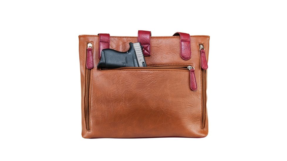 Vism Concealed Carry Shoulder Bag, Brown, BWG003