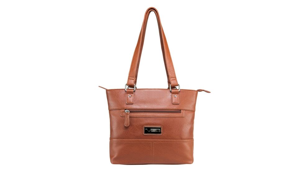 Vism Concealed Carry Tote Bag, Brown, BWA003