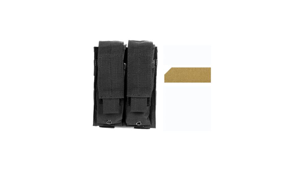 Vism Double Pistol Mag Pouch, Tan CVP2P2931T