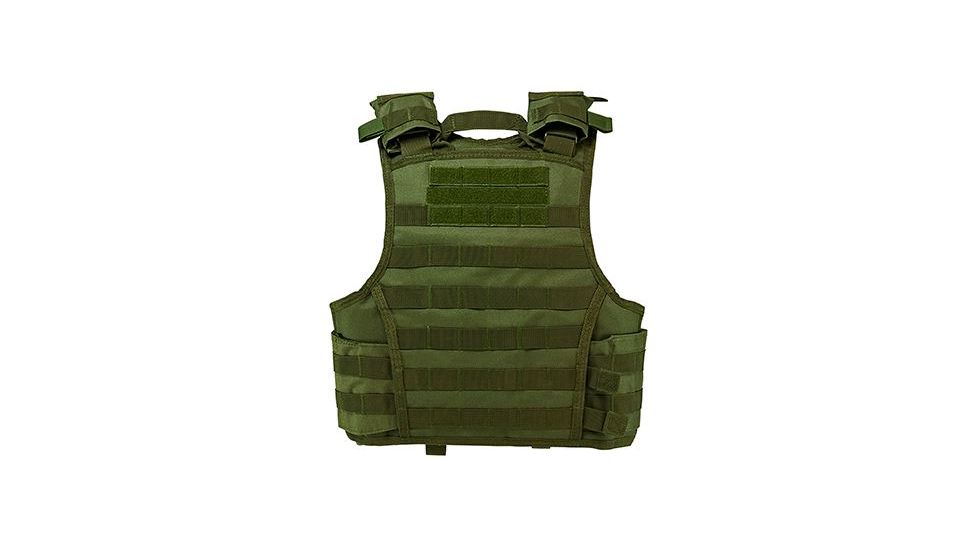 VISM Vism Expert Plate Carrier Vest, Green, Extra Small, CVPCVXC2963G