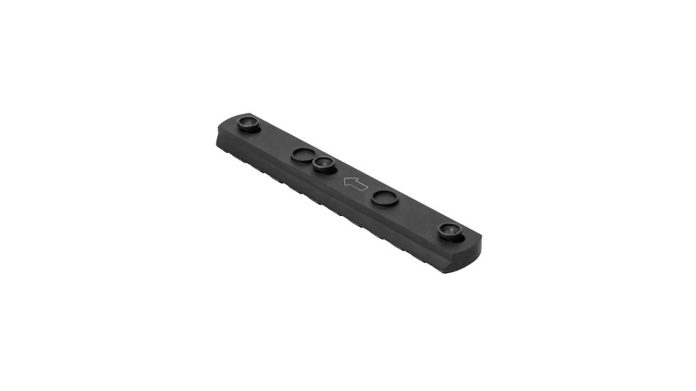 VISM KeyMod Picatinny Rail, 6 KM Slots, Black VMKM6