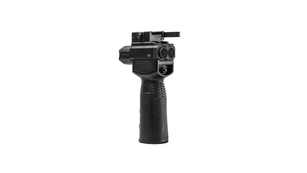 VISM Quick Release Vertical Grip with LED Light/Laser, Gen II, Black VAQVGFLGV2