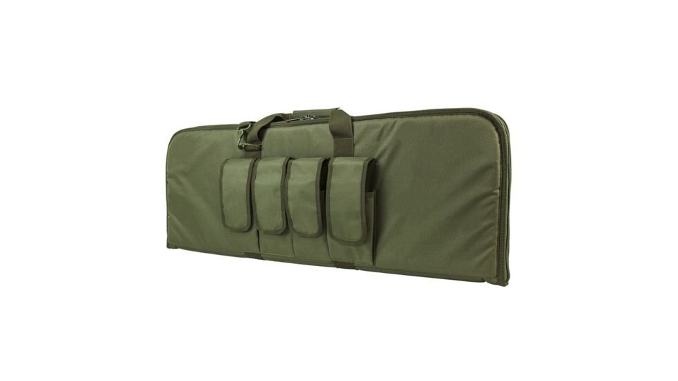 VISM Rifle Gun Case, Green, 42in L X 13in H, CVCP2960G-42