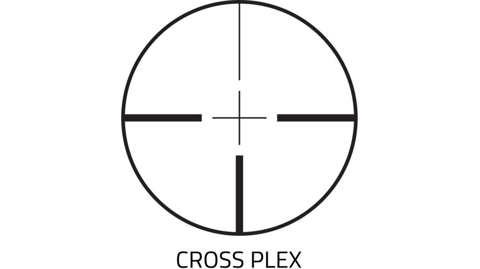 VISM Safari Series 1.1, 4X24 Rifle Scope/Red And Green Illum./Cross Plex Reticle, Green Lens, Black VSAFS11424G