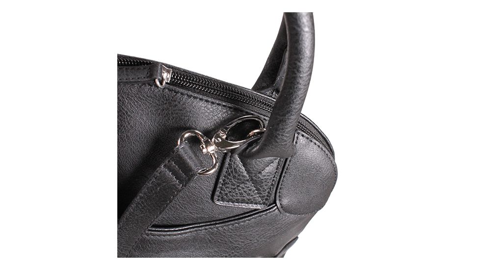 Vism Small Dome Crossbody Bag, Black, BWR001