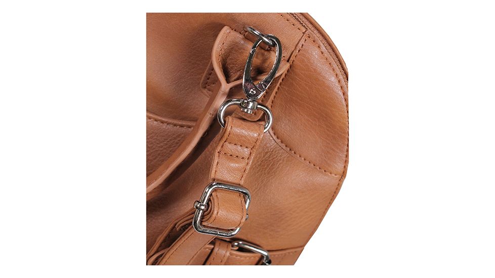Vism Small Dome Crossbody Bag, Brown, BWR002