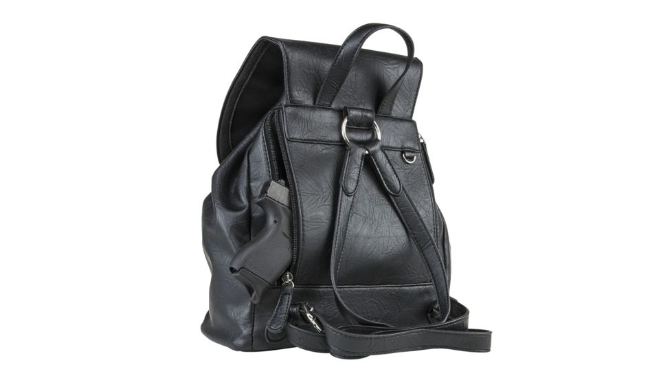 Vism Womens Concealed Carry Backpack, Black, BWP001