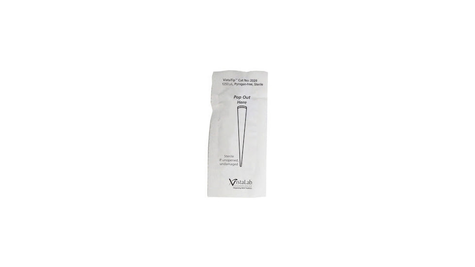 Vistalab Tips Pyrogen Free Pipete PK200 2028 Tips Pyrogen Free Pipete PK200, Pack