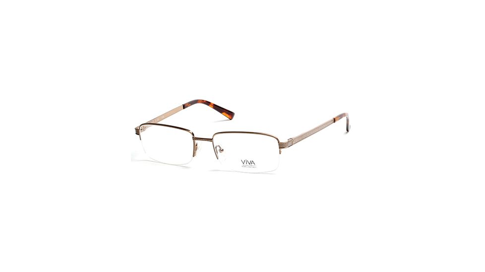 Viva VV0321 Eyeglass Frames - Matte Light Brown Frame Color