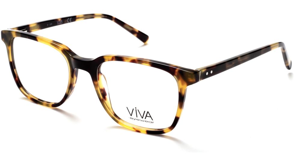 Viva VV4038 Eyeglass Frames - Blonde Havana Frame Color