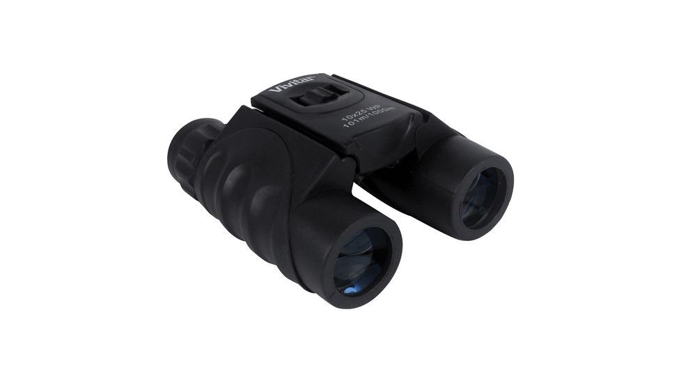 Vivitar Aqua Series 10x25 Compact Waterproof Roof Prism Binoculars, Black VIV-AV-1025