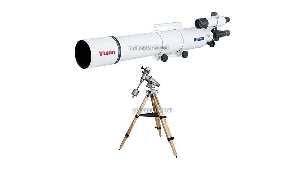 Vixen ED115SWT OTA SX-Trim APO Telescope TS-PR-2616-GP-DXW on GP-DX Mount with Wood Tripod