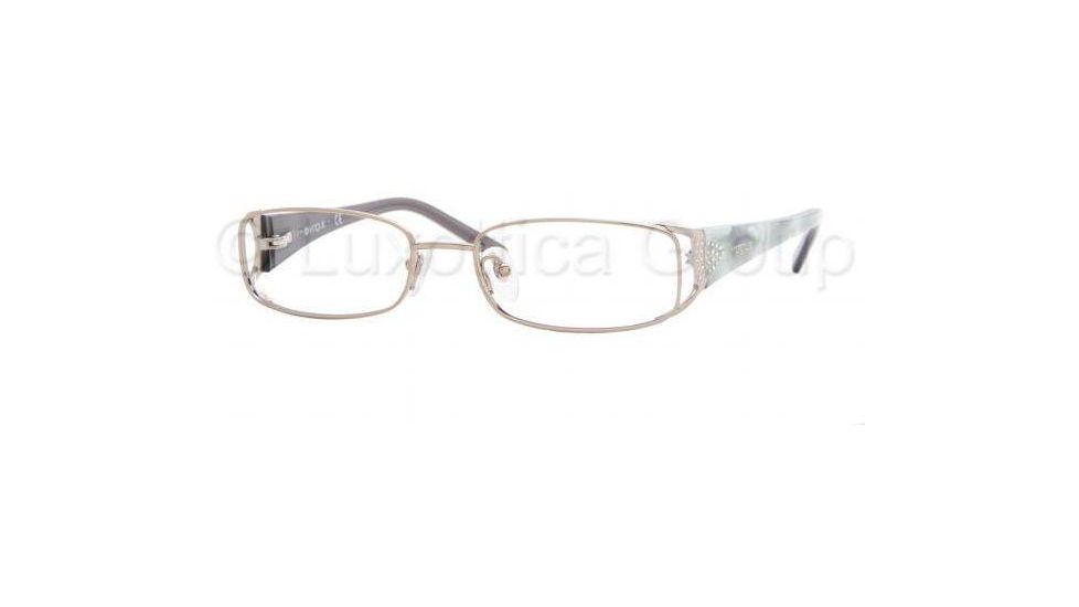 Vogue Eyeglasses VO3671B with No-Line Progressive Rx Prescription Lenses 848-5117 - Light Gold 