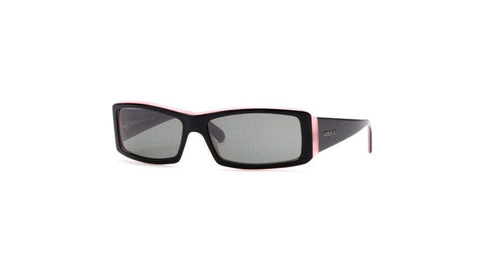Vogue Sunglasses VO2419S - Black Top On Pink Frame w/ Gray Lens