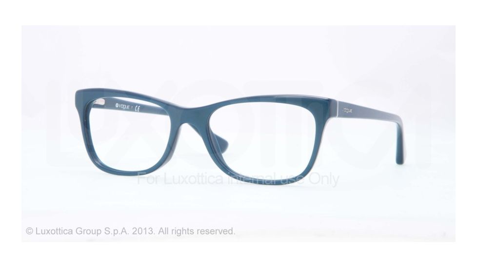 Vogue VO2763 Progressive Prescription Eyeglasses 2134-53 - Crystal/petroleum Green Pearl Frame