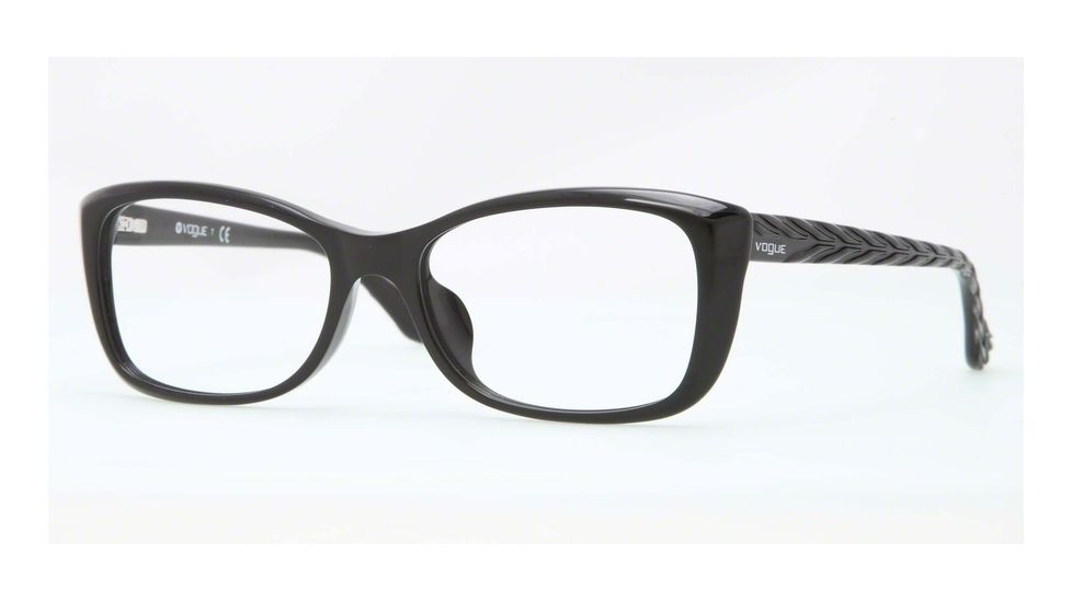 Vogue VO2864F Single Vision Prescription Eyeglasses W44-54 - Black Frame