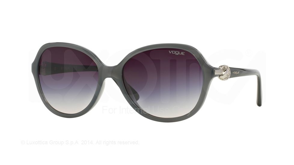 Vogue VO2916SB Single Vision Prescription Sunglasses VO2916SB-226536-58 - Lens Diameter 58 mm, Frame Color Grey Violet