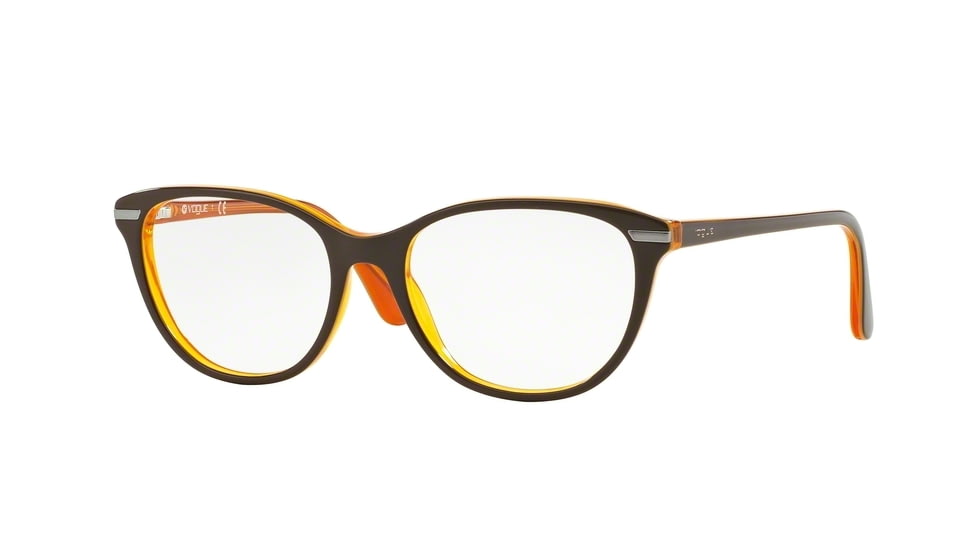 Vogue VO2937 Eyeglass Frames 2279-53 - Brown/Yellow/Orange Tr Frame