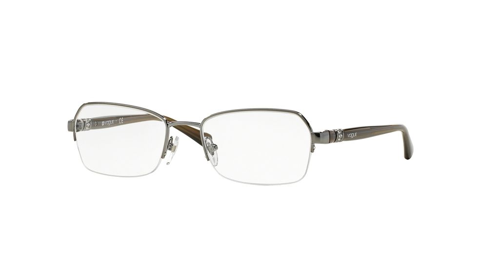 Vogue VO3971B Single Vision Prescription Eyeglasses 548-51 - Gunmetal Frame