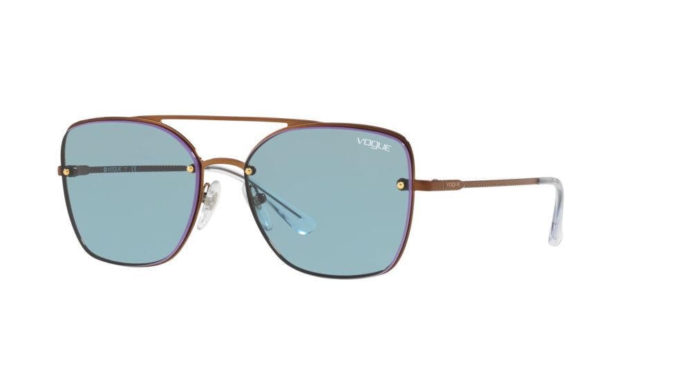 Vogue VO4112S Sunglasses 507480-56 - Copper Frame, Blue Lenses
