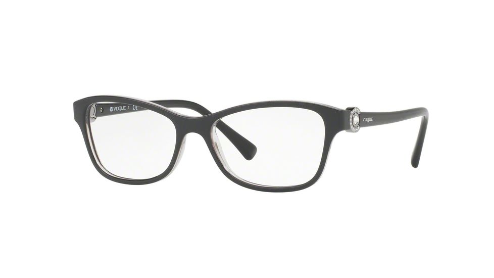 Vogue VO5002B Eyeglass Frames 2486-52 - Opal Grey/grey Transp Frame