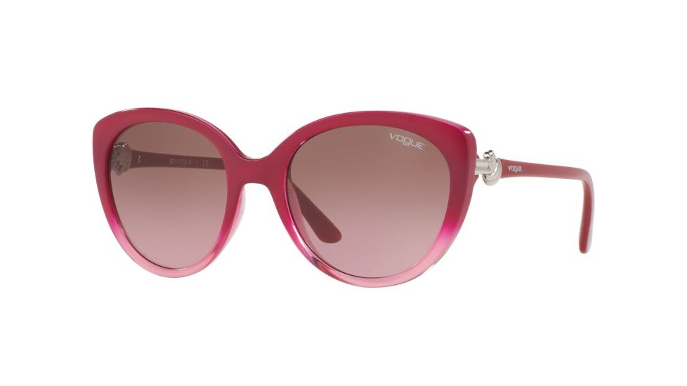 Vogue VO5060S Bifocal Prescription Sunglasses VO5060S-211114-53 - Lens Diameter 53 mm, Frame Color Top Red Gradient Pink
