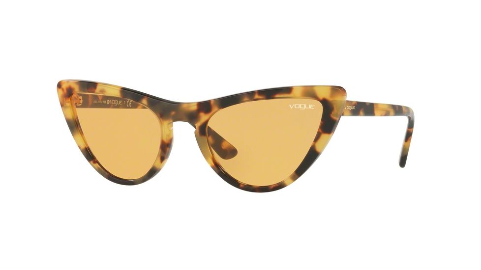 Vogue VO5211S Progressive Prescription Sunglasses VO5211S-2605-7-54 - Lens Diameter 54 mm, Frame Color Brown Yellow Tortoise