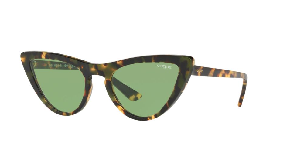 Vogue VO5211S Progressive Prescription Sunglasses, 54mm, Tortoise / Brown, VO5211S-2073-2-54-PRO