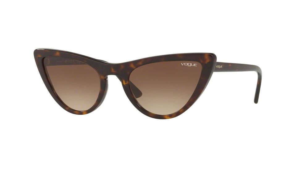 Vogue VO5211SF Progressive Prescription Sunglasses VO5211SF-W65613-54 - Lens Diameter 54 mm, Frame Color Dark Havana