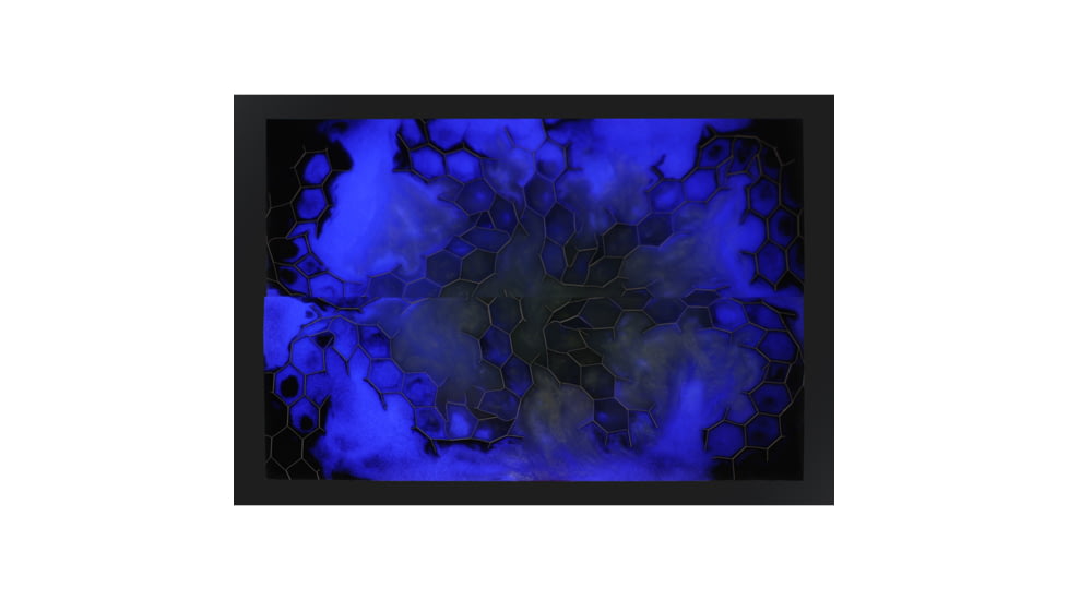 Voodoo Resins Stargazer Resin Slabs, 1.95in x 6in x .3in, 2 Pack, Black Pearl/Purple Glow/Color Shifting Ice Pearl Resin, STGS-KR02-00