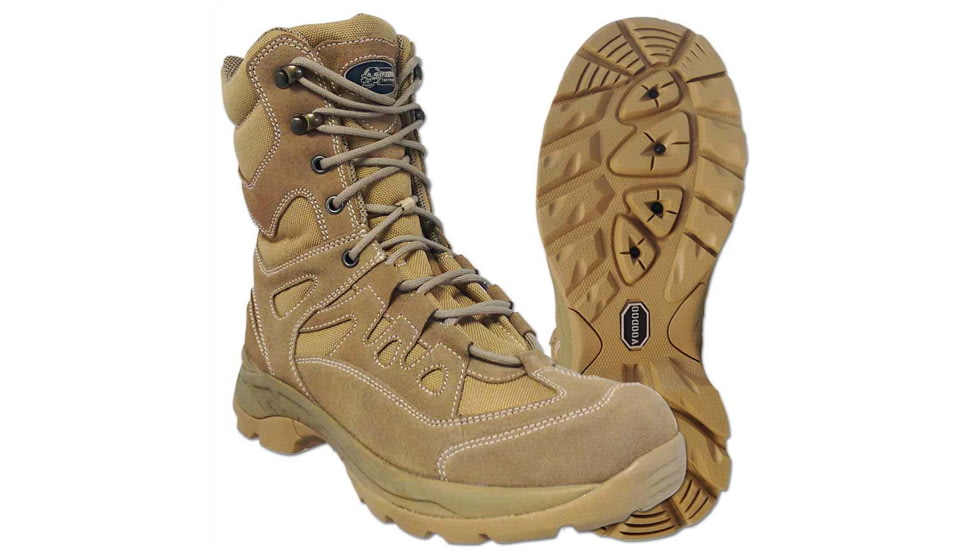 Voodoo Tactical 9in Tactical Boots w/ Zipper - Mens, Desert Tan, 10.5W, 04-8479083163