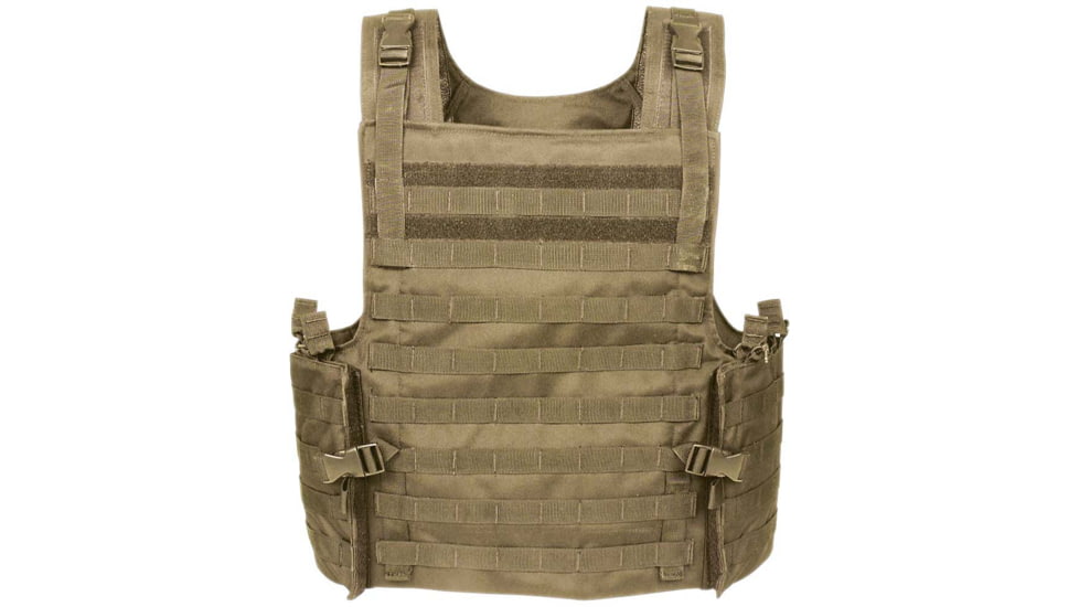 Voodoo Tactical Armor Carrier Vest - Maximum Protection, Coyote, One Size, 20-8399007000