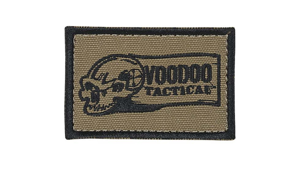 Voodoo Tactical Embroidered Logo Patch, Coyote, 20-9150007000