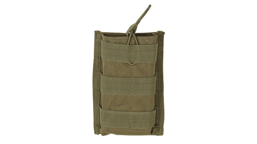 Voodoo Tactical M4/M16 Open Top Mag Pouch W/ Bungee System - Double, Coyote, 20-8584007000