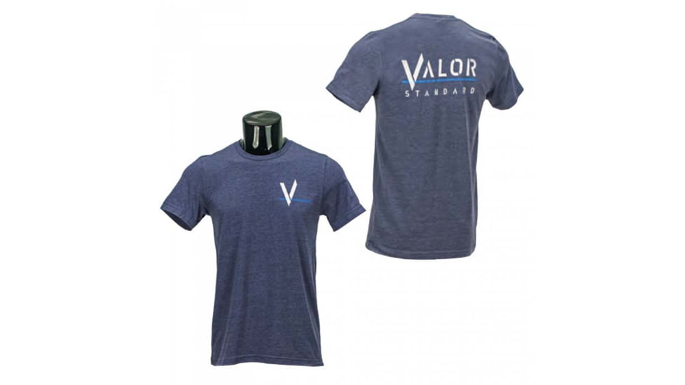Voodoo Tactical Valor Standard Crew Neck T-Shirt - Men's, Blue, Extra Large, 01-5809019096
