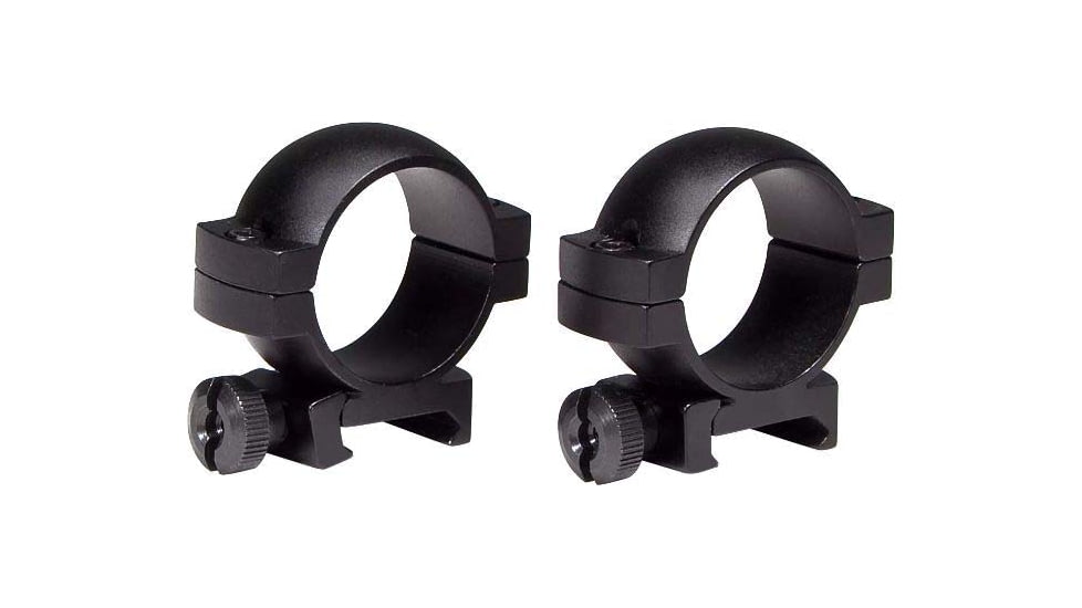 Vortex 30mm Rifle Scope Rings - Low, Picatinny/Weaver Mount, Set of 2, Black, 30MRNG-L