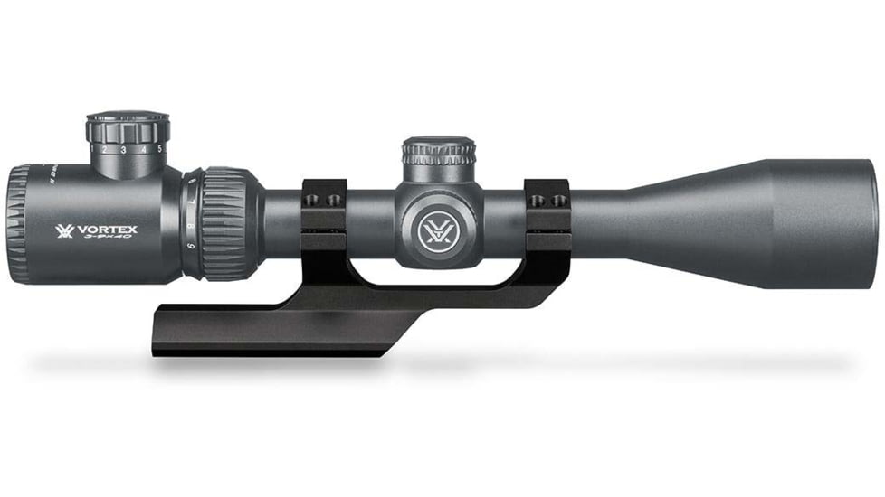 Vortex Cantilever Ring Mount for 1-Inch Tube w/ 2in Offset, 1.59in/40.39mm, Black, Medium, CM-102