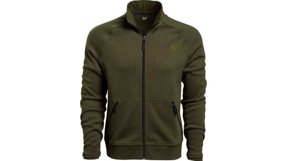 Vortex City Route Full Zip Sweater - Mens, Basil, Medium, 120-05-BASM