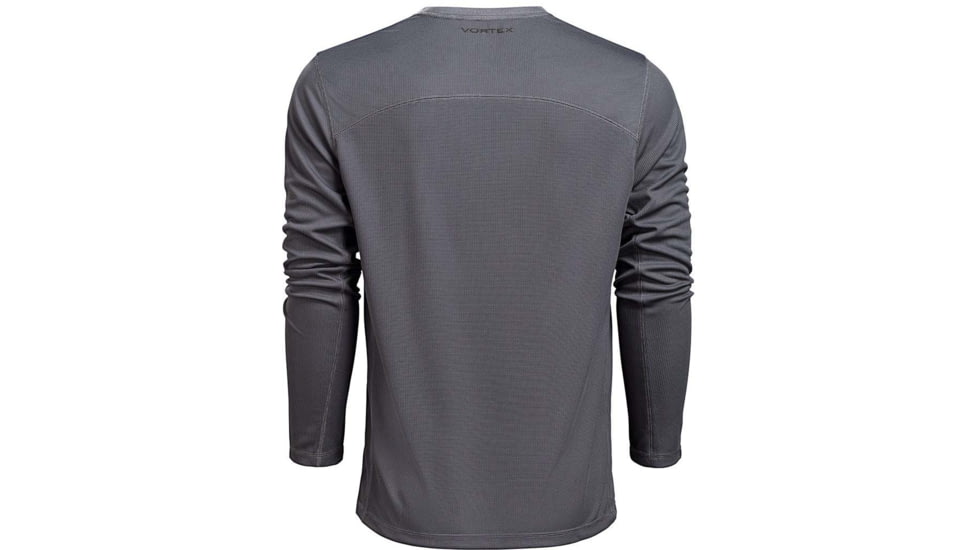 Vortex Core Logo LS Performance Grid Shirt - Mens, Turbulence, XL, 222-43-TRBXL