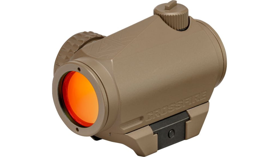 Vortex Crossfire 1x21mm Prismatic Red Dot Sight, 2 MOA, Tan, 2.5&quot;, 4.59oz, CF-RD2-T