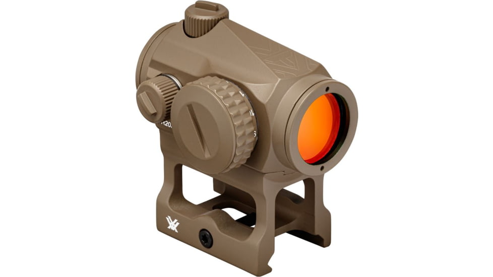 Vortex Crossfire 1x21mm Prismatic Red Dot Sight, 2 MOA, Tan, 2.5&quot;, 4.59oz, CF-RD2-T